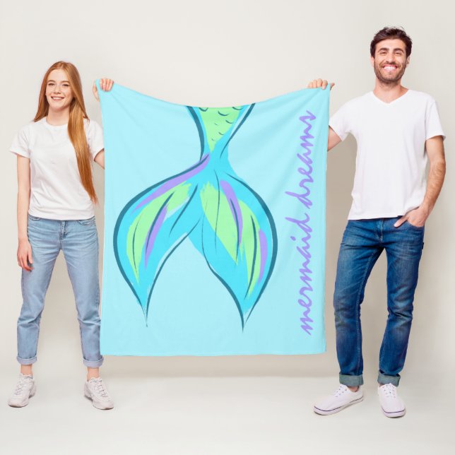 Mermaid Dreams Fleece Blanket (Beispiel)