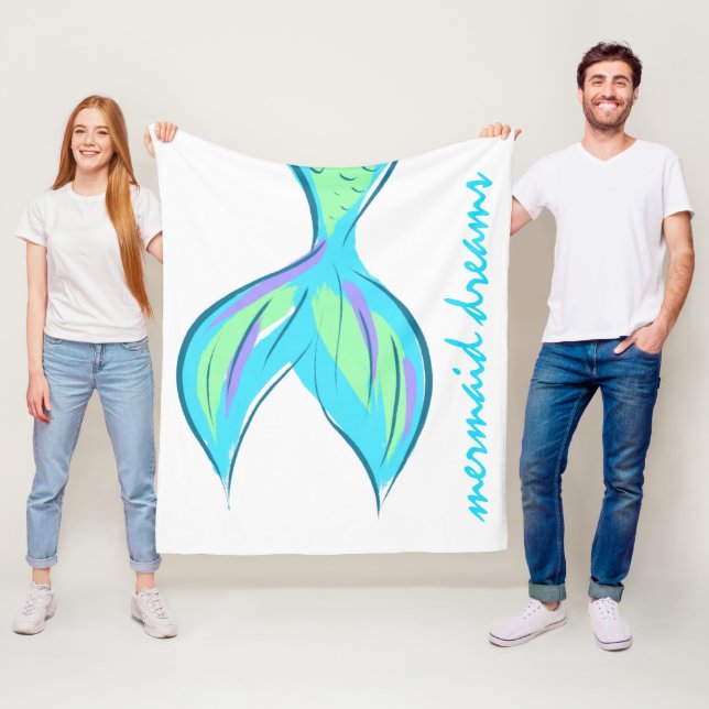 Mermaid Dreams Fleece Blanket (Beispiel)