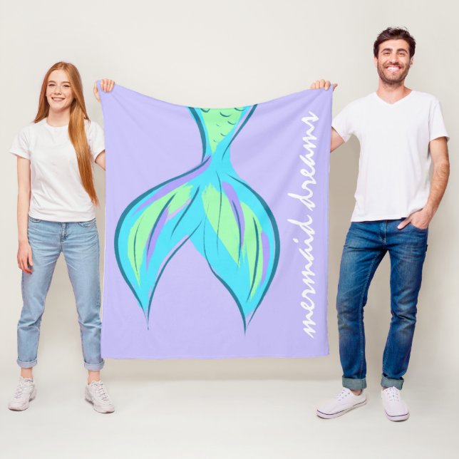 Mermaid Dreams Fleece Blanket (Beispiel)