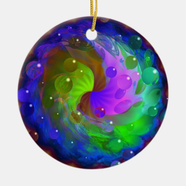 Mermaid Dreams Keramikornament (Vorne)