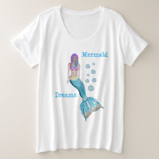 Mermaid Dreamz Große Größe T-Shirt