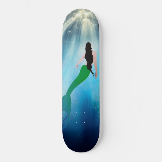 Mermaid Emerging Skateboard (Vorderseite)