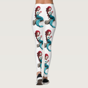 Mermaid entspannen mit Getränkedosen Thunder_Cove Leggings