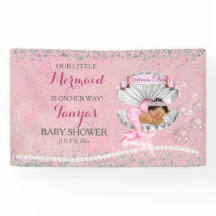 Mermaid Ethnic Baby Pink Clam Muschel Pearls