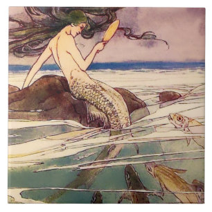 "Mermaid Fairy Art" von Alice B Woodward Fliese