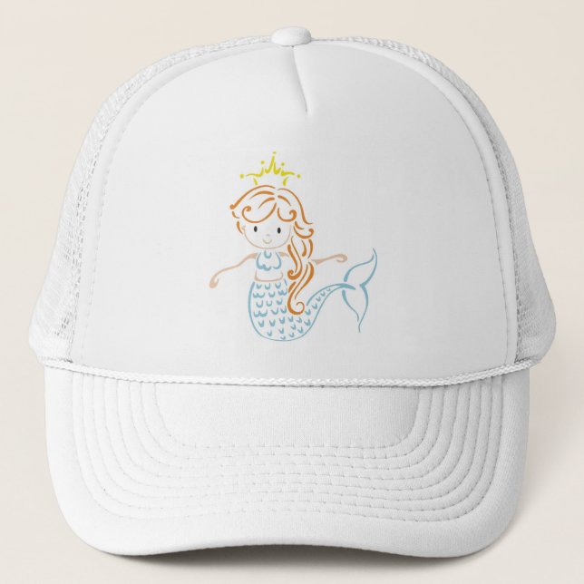 Mermaid Fairy Truckerkappe (Vorderseite)