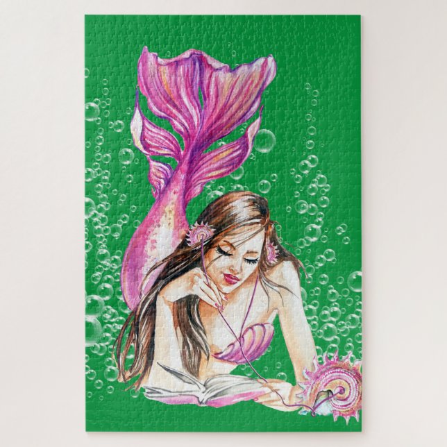 Mermaid Fantasy 1.014 Stück Puzzle (Vertikal)