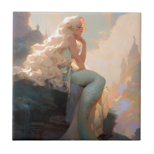 Mermaid Fantasy Art Fliese