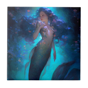 Mermaid Fantasy Art Fliese