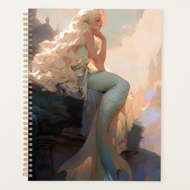 Mermaid Fantasy Art Planer (Vorderseite)