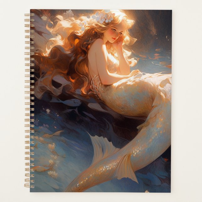 Mermaid Fantasy Art Planer (Vorderseite)