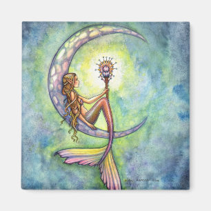 Mermaid Fantasy Fairy Art von Molly Harrison Magnet