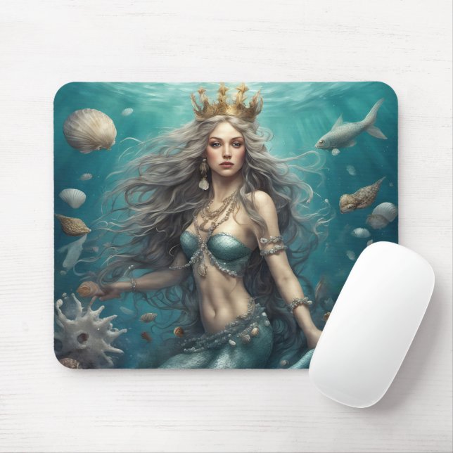 Mermaid Fantasy Mousepad (Mit Mouse)