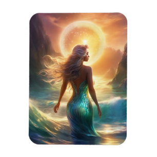 Mermaid Flexible Foto Magnet