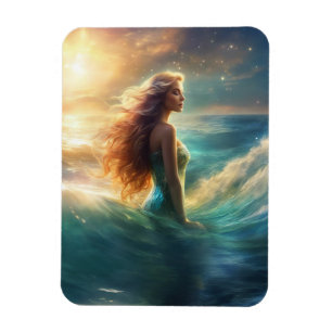 Mermaid Flexible Foto Magnet