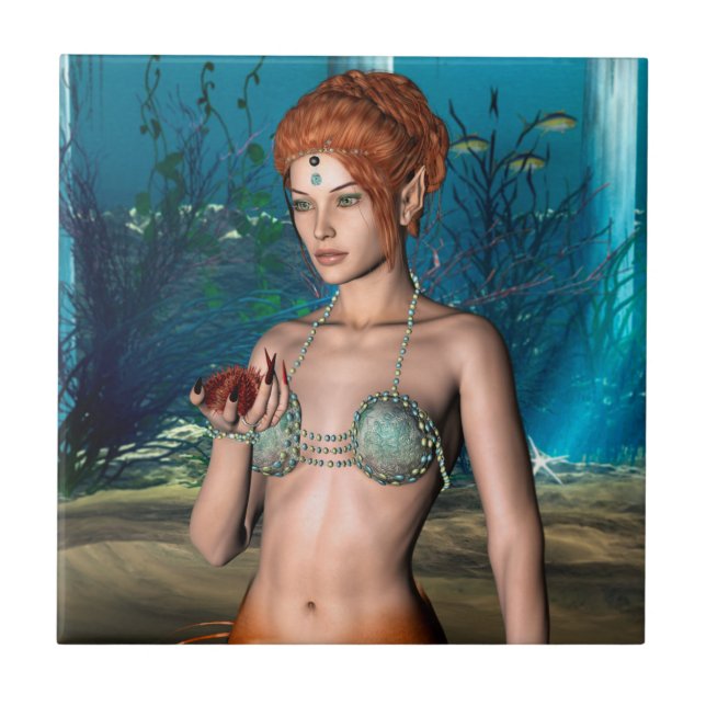 Mermaid Fliese (Vorderseite)