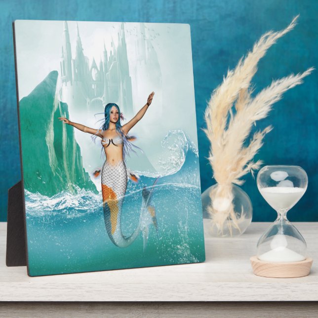 Mermaid Fotoplatte (Seite)