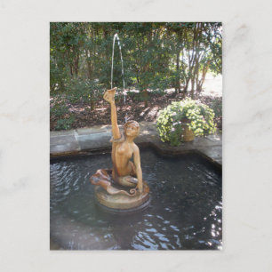 Mermaid Fountain Postkarte