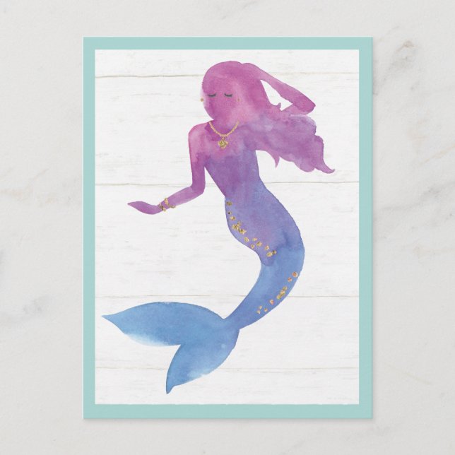Mermaid Friends III Postkarte (Vorderseite)