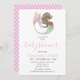 Mermaid Future Mama Babydusche. Unter dem Meer. Ankündigung