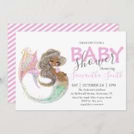 Mermaid Future Mama Babydusche. Unter dem Meer. Ankündigung