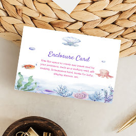 Mermaid Girl 1. Geburtstag Party Begleitkarte