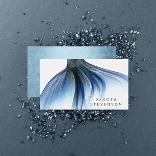 Mermaid Glam Schwanz Dusty Ice Blue Luster Brand Visitenkarte