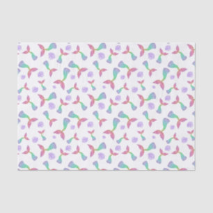 Mermaid Glitzer Pattern Seidenpapier