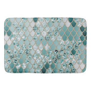 Mermaid Glitzer Scales #3 #shiny Badematte