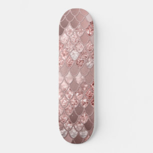 Mermaid Glitzer Scales #8 (Imitate Glitzer) Skateboard