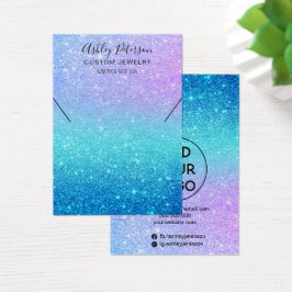 Mermaid Glitzer Schmuck lila Halskette Display