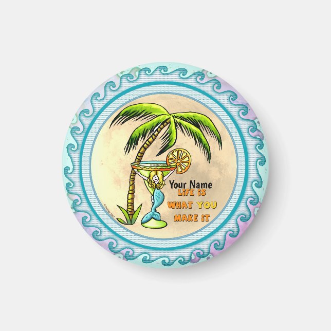 Mermaid Good Life Magnet (Vorne)