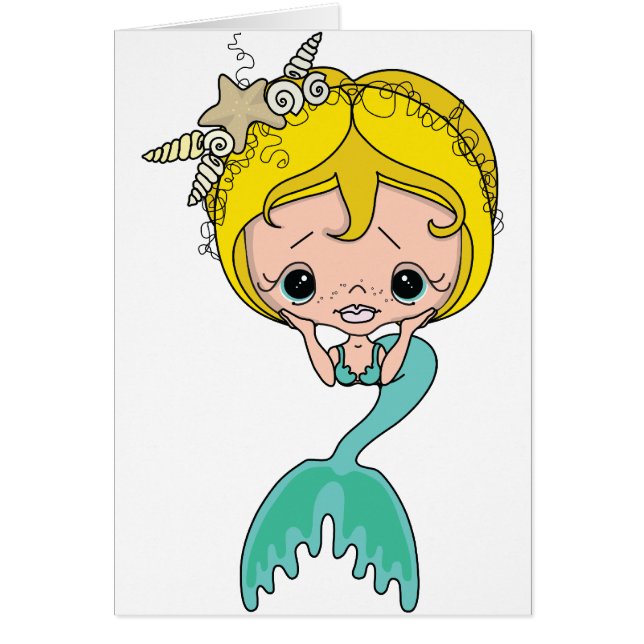Mermaid Graphic (blau) (Vorne)