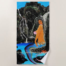 Mermaid Grotto Frischwasser Duschhandtuch Strandtuch