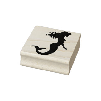 Mermaid Gummistempel