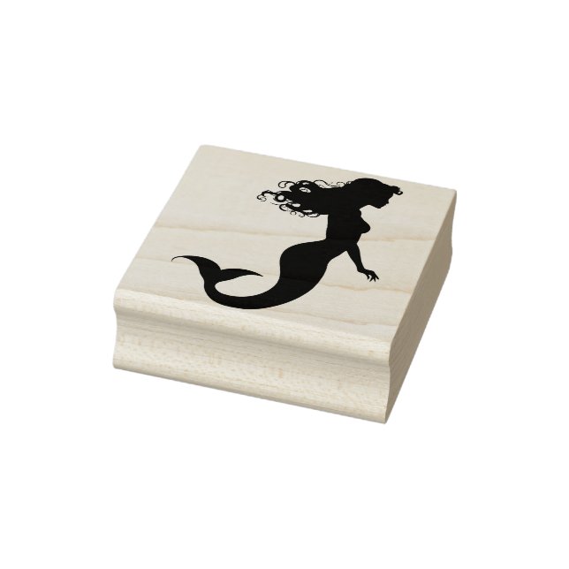 Mermaid Gummistempel (Stempel)