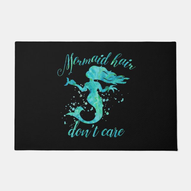 Mermaid Hair darunter Care Fußmatte (Vorderseite)