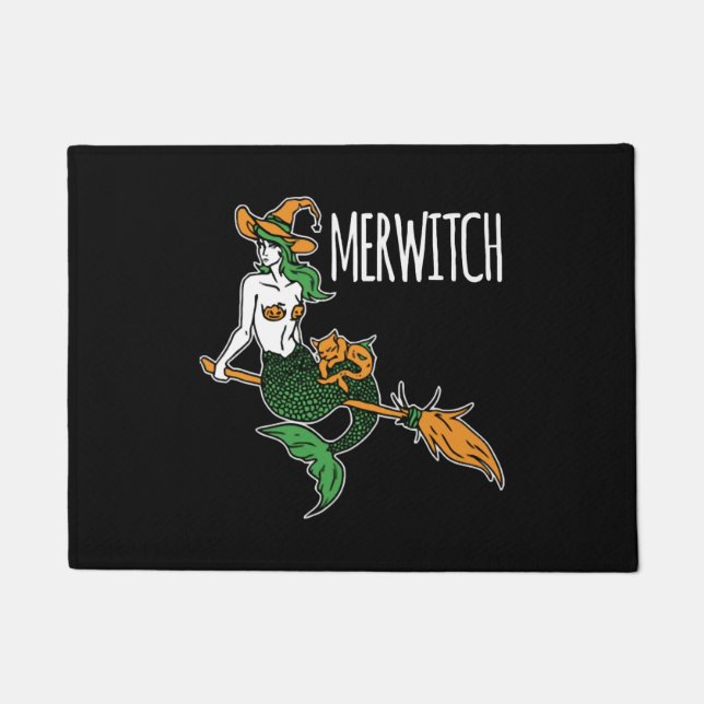 Mermaid Halloween Fußmatte (Vorderseite)