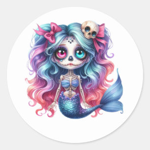 Mermaid Halloween Stickers