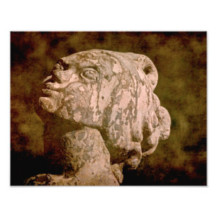 Mermaid Headshot Fotodruck