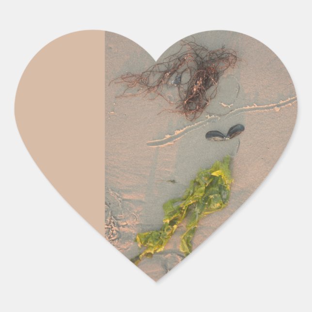 Mermaid Herz-Aufkleber (Vorderseite)