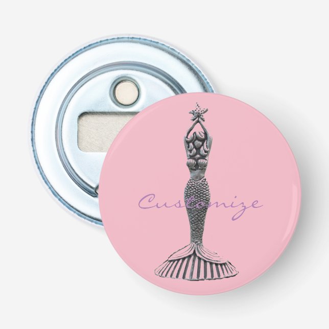 Mermaid Hold Heart Thunder_Cove Flaschenöffner (Vorderseite)