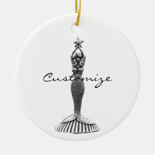 Mermaid Holding Star Thunder_Cove Keramik Ornament