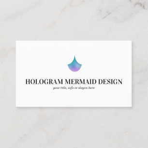 Mermaid Hologram Visitenkarte
