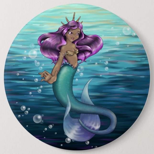 Mermaid Iole Button (Vorderseite)
