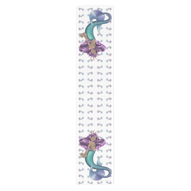 Mermaid Iole Kurzer Tischläufer (Vorderseite)