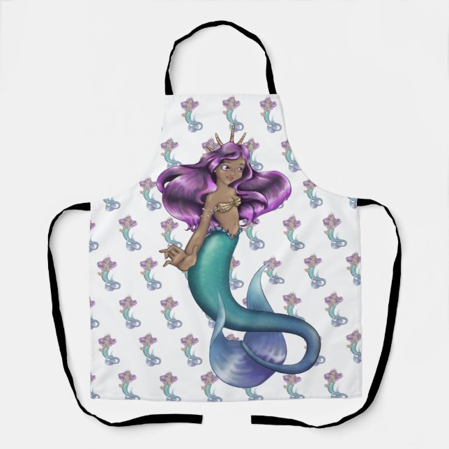 Mermaid Iole Schürze (Vorderseite)