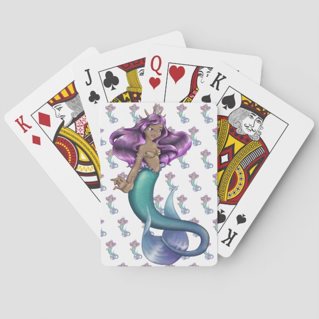 Mermaid Iole Spielkarten (Rückseite)