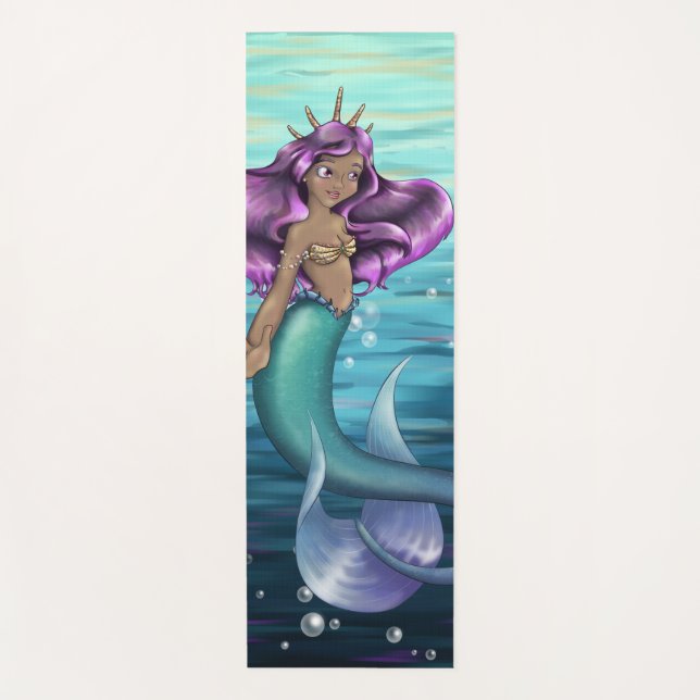 Mermaid Iole Yogamatte (Vorderseite)