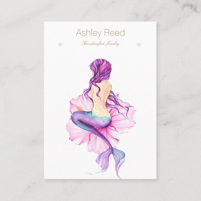 Mermaid Jewelry Card - Earl Visitenkarte (Vorderseite)